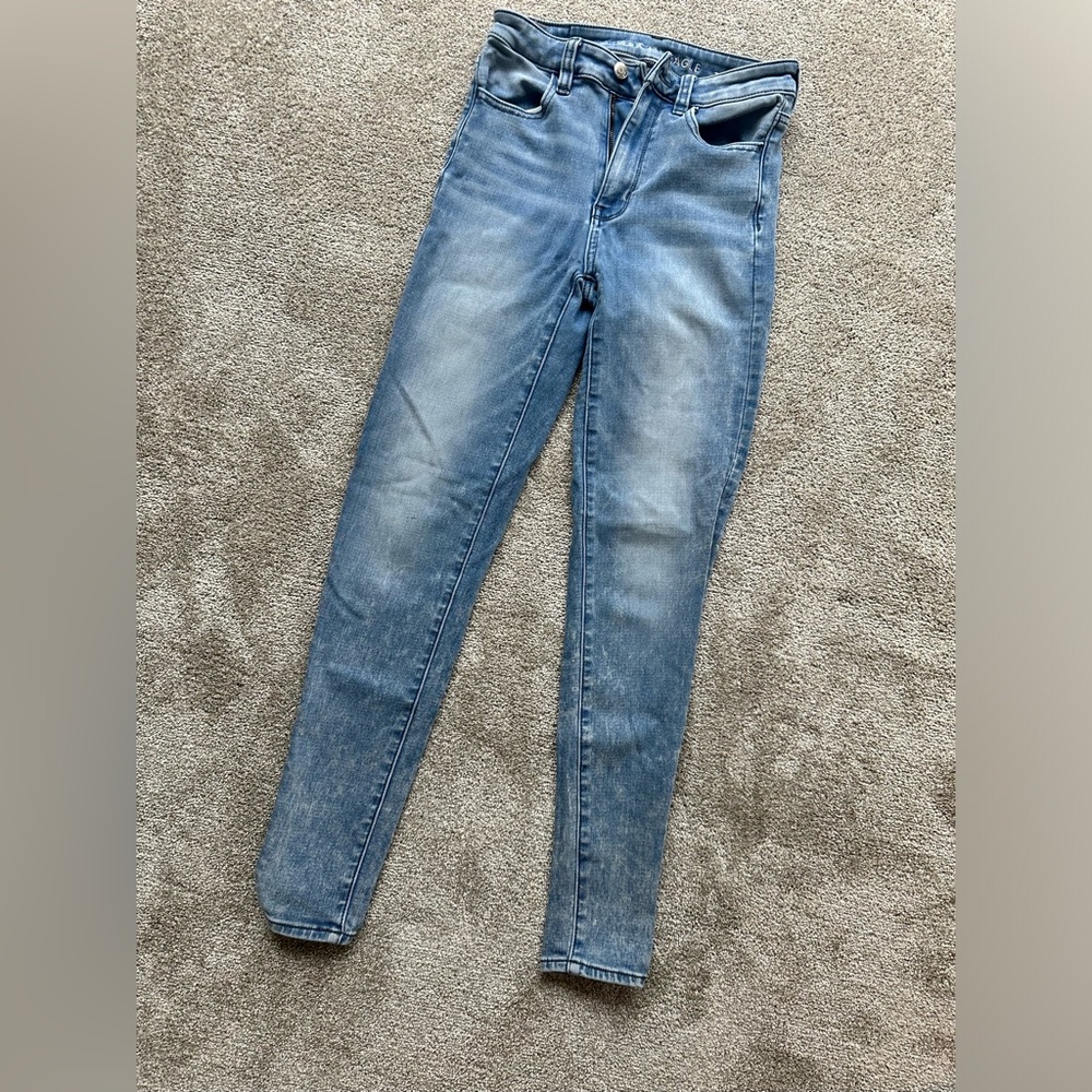 American Eagle Super Stretch High Rise Skinny Jeans Size 2